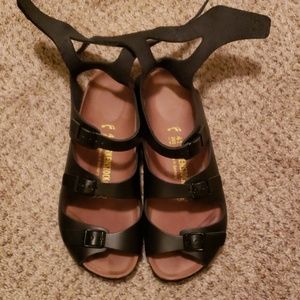 Black Leather Athen BIRKENSTOCKS